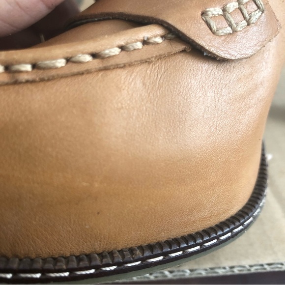 Banana Republic Leather loafer heel SZ 7 - Picture 15 of 16